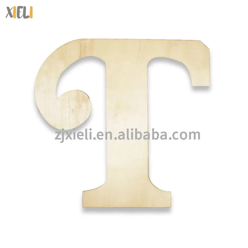 Xieli China Wholesale OEM ODM Diy Wood Crafts 26 English Wooden Alphabet Letters Wall Signs