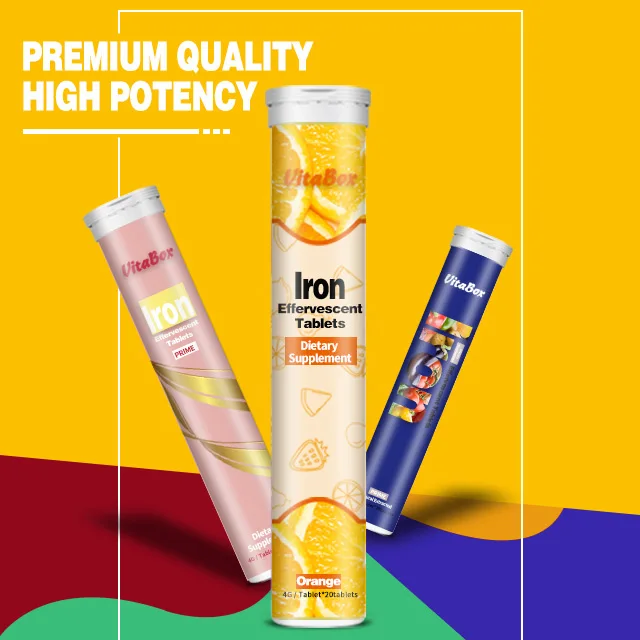 
Complex Vitamin B Effervescent Tablet Improve Hair Nail Health Effervescent Tablet 