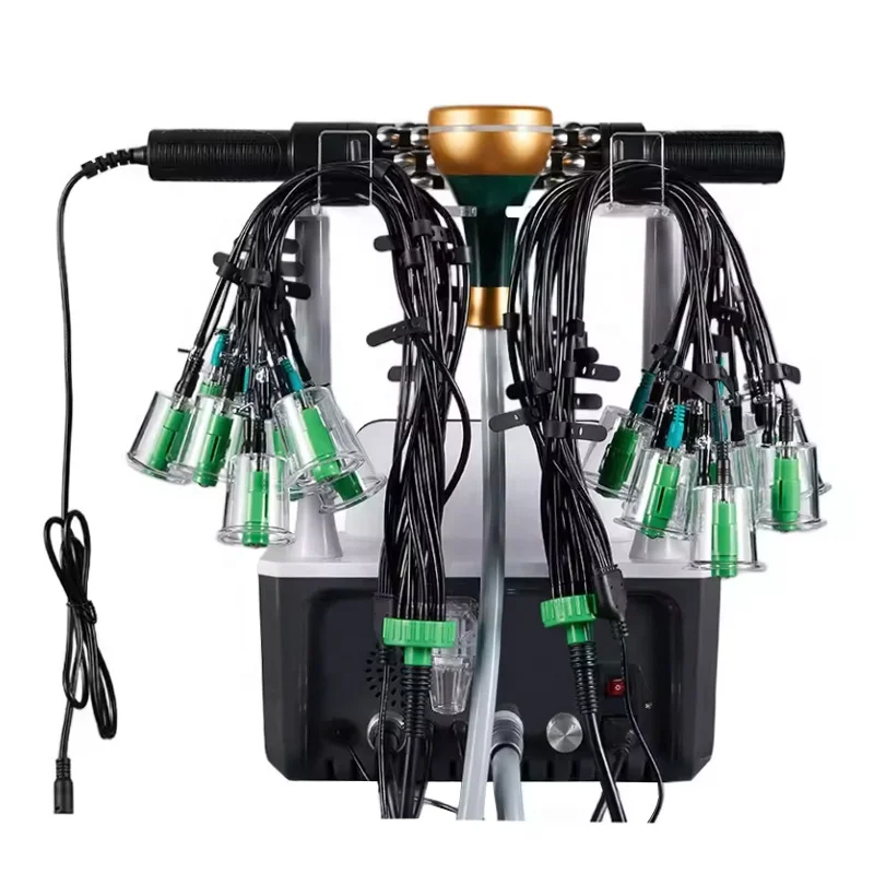 2024 new products high quality cupping therapy massager cupping inner ball roller 3 in 1 device