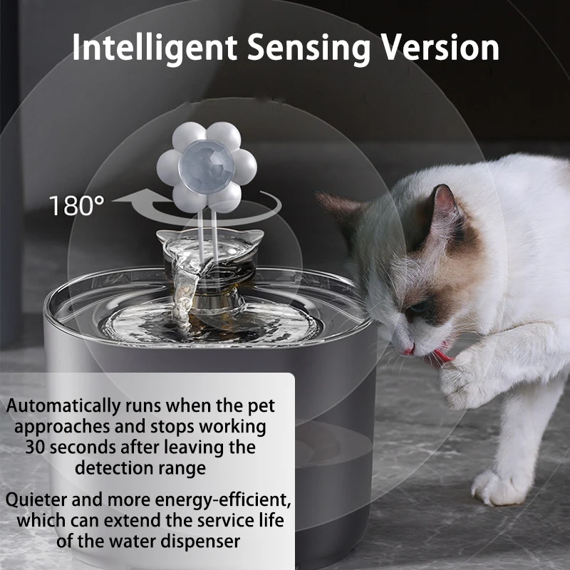 Pet Water Dispenser Automatic Large Capacity Cat Water Fountain BPA 4 Times Filtration Dog Water Drinking Feeder Pet Supplies