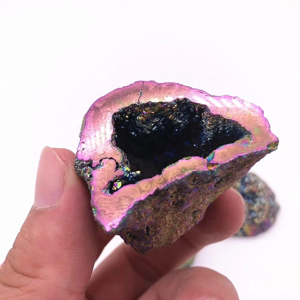 Wholesale natural gemstone quartz healing crystal color agate geode