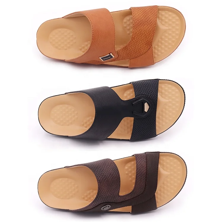 
Export quality hottest design mens fashion slippers summer beach slippers 