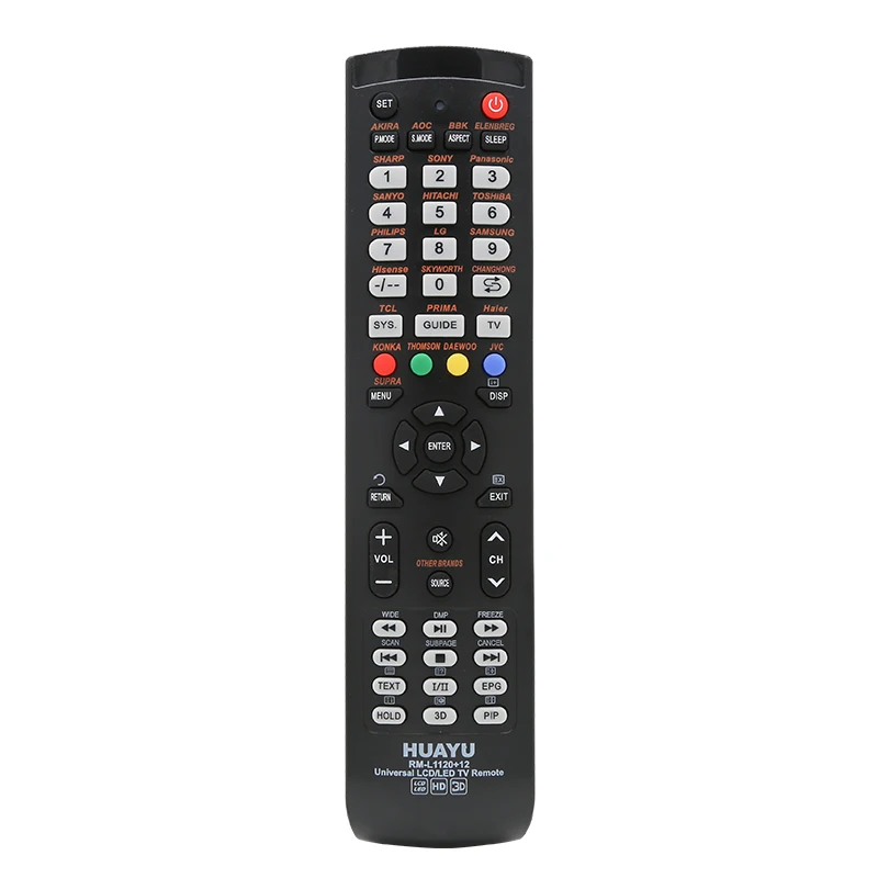 HUAYU RM-L1120+12 Universal Remote Control for All Brand LCD LED HDTV 3D Samsung Sony LG Sharp TCL Smart  TV Remote
