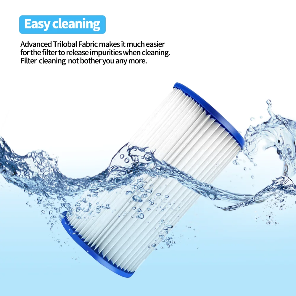 Replacement Parts HEPA Filter Cartridge for Bestways IV Intexs Type B Inflatable Swimming Pool