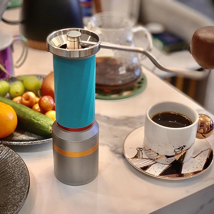 Portable conical 2burrs hand bean manual grinder coffee bean grinder powder making machine home DIY coffee hand coffee grinder