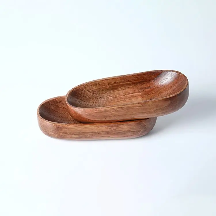 New Product Oval Wooden Dough Bowls Small Wooden Dough Bowl Wooden Dough Bowls For Candles
