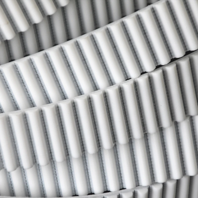 Wholesale hard-wearing 8M white PU timing belt industry engine timing belts