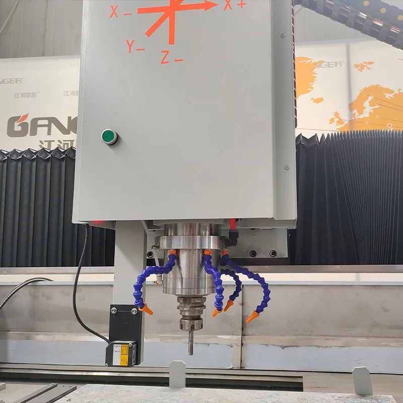 CNC Stone Cutting Machine for Marble Granite Countertop Slab Processing with Stone Tools