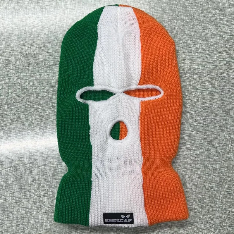 wholesale discount men women two holes pirate hollow eyes knitted beanies hat cap mask gorras