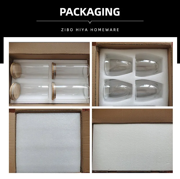 High Quality Drinking Glass Cups With Lids and Straws 20 OZ High Borosilicate Glass Tumbler Iced Coffee Water Smoothie