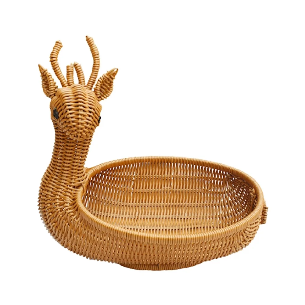 Brown Beer Hot Sell Luxury Piknik Sepeti Food Rattan Plastic Customized Holiday Gift Hamper Cane picnic  woven Basket