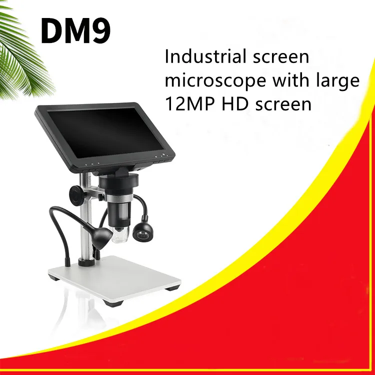large 12MP high power screen industrial screen microscope DM9