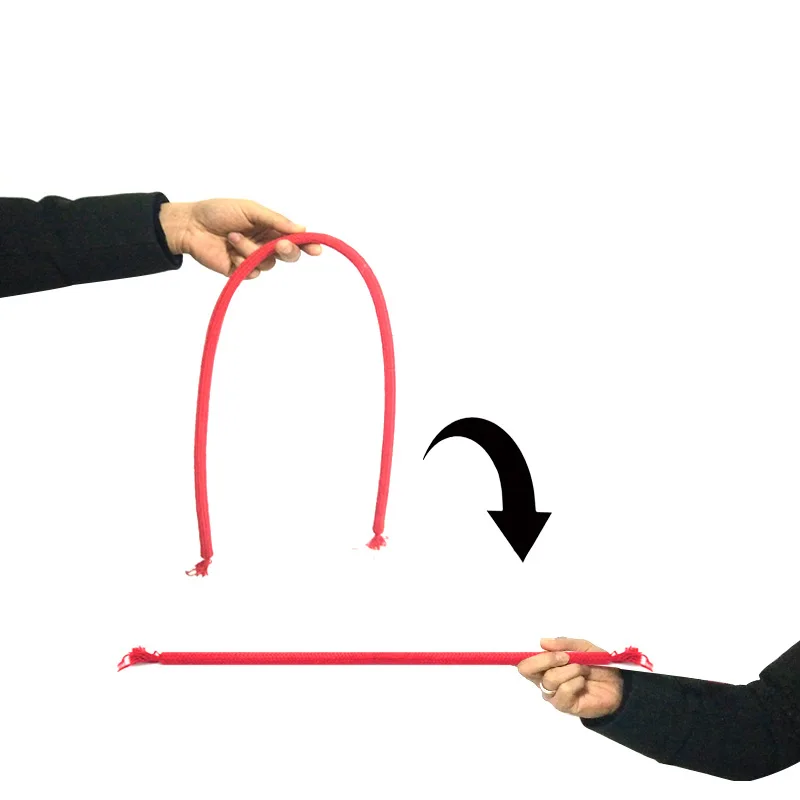 Close Up Magic Prop Rope to Stick String Trick Gimmicks