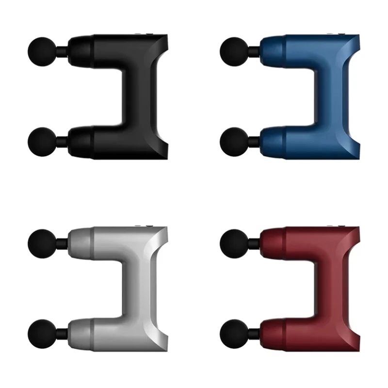 New design High Quality Double Head Full Body Massage Fascia Gun Vibration Professional Deep Muscle Tissue Massage Gun