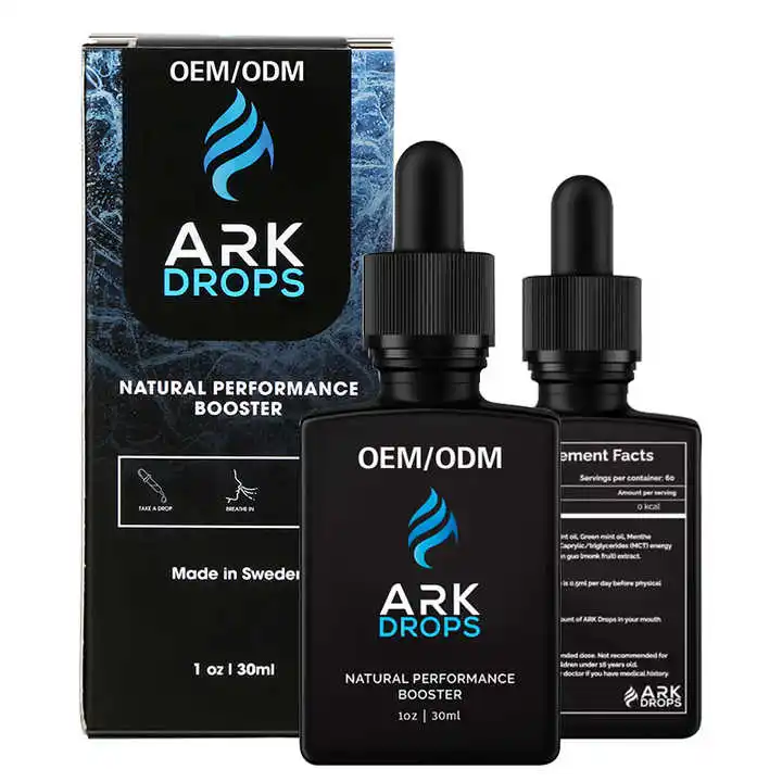 OEM Private Label Daily Sports Supplement Workout Natural  Energy Oral Liquid Ark Drops
