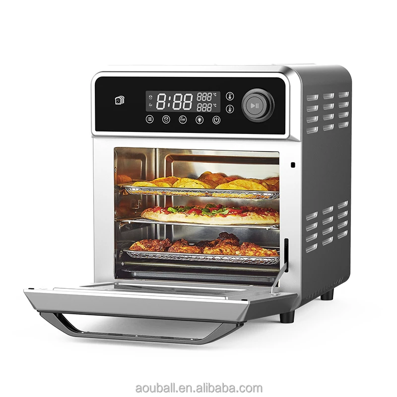 All in 1 LED Screen Digital Control Panel Smart Air Fryer Oven For Household Or Commercial Professional Manufacturer