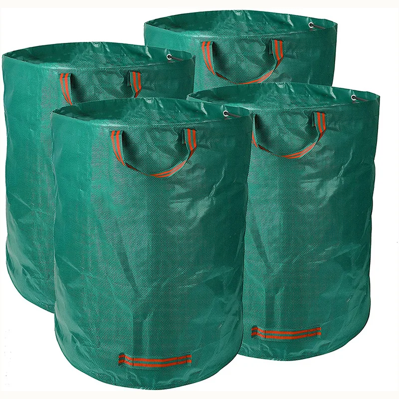 Portable Large Capacity 272l Gardening Garden Yard Waste Bags Lawn Leaf Bag