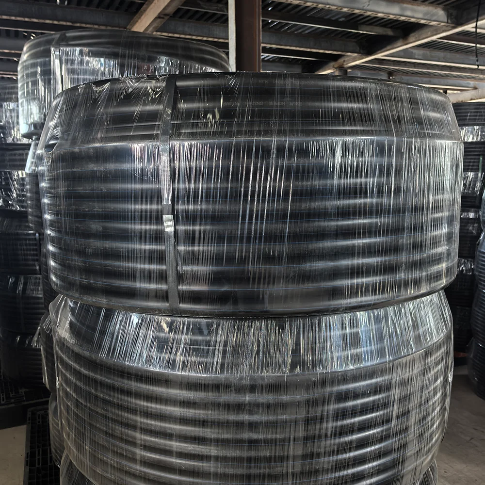 Полиэтиленовая катушка HDPE пластиковый шланг сварные фитинги PE для садового орошения