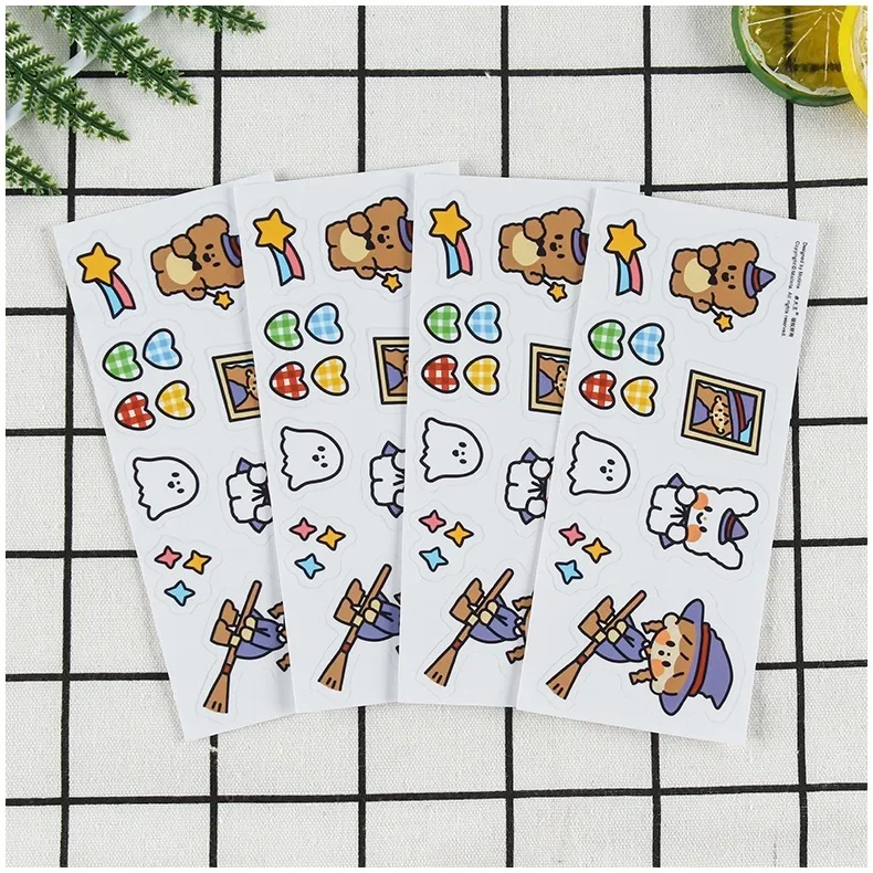 Manufacturer wholesale PVC waterproof transparent self-adhesive sticker label customized color trademark cartoon die cut sticker