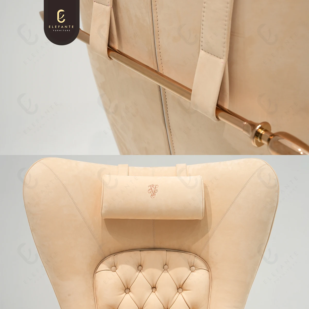 Light Luxury High-end BOSS Chair Genuine Leather Executive Office Chairs High Back