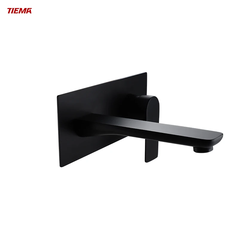 TIEMA Hot Sale Wall Mounted Water Tap Bathroom Brass Concealed Basin Faucet