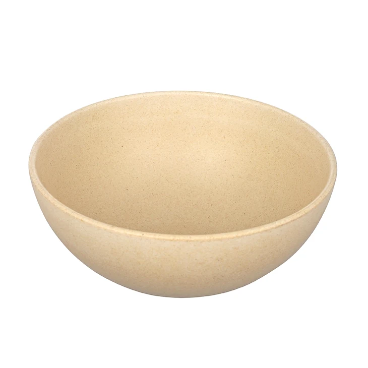 Customizable  biodegradable product plate BPA free fruit bamboo fiber dinner bowl for house