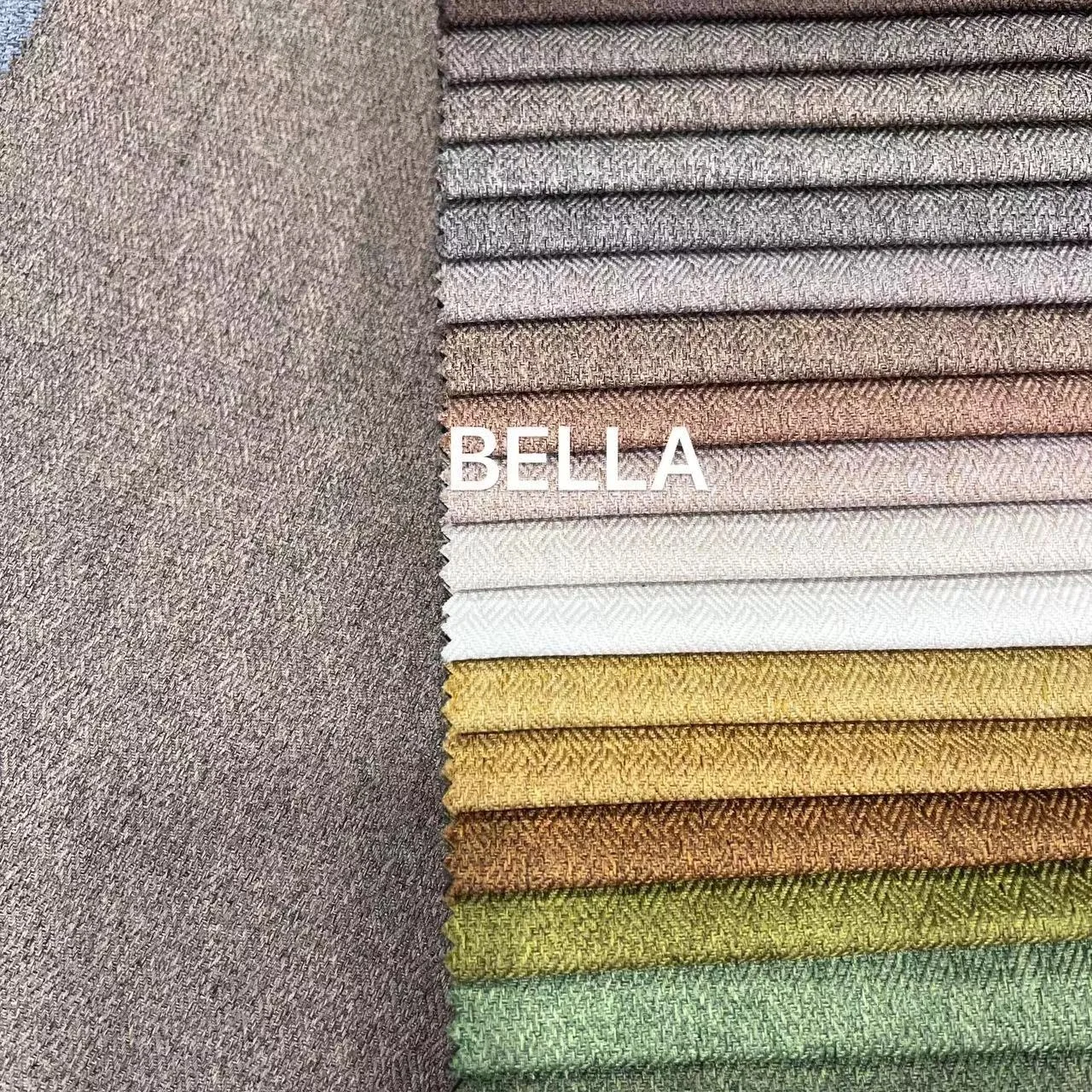 BELLA--Superior Comfort New Design 100% Linen Fabric For Sofa Upholstery Luxury Home Furniture