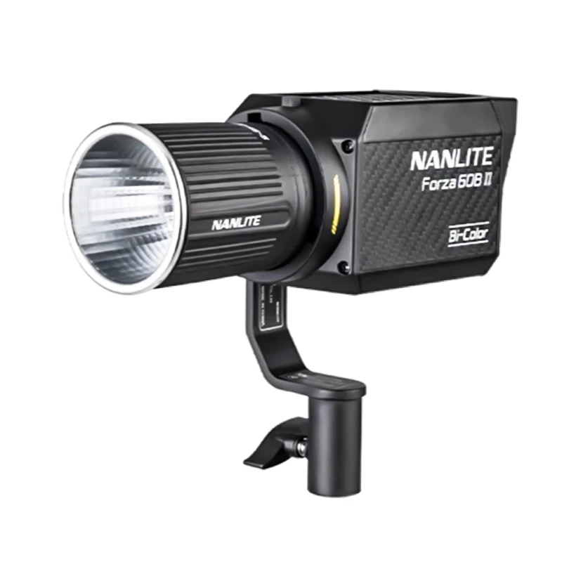 Nanlite Forza 60 II Daylight / 60B II Bi-Color LED Light FM Mount Bowens Adapter for Film Broadcast Video Production