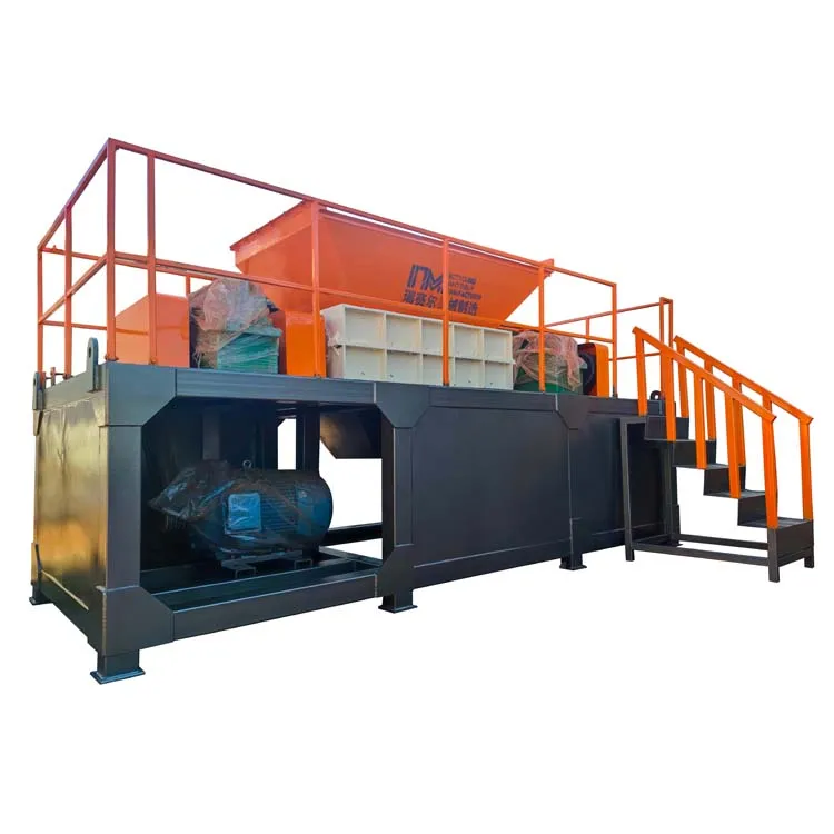 Double Shaft Shredder Industrial Paper Shredder Heavy Duty Shaft Shredder Machine for Scrap Metal Aluminum Cans
