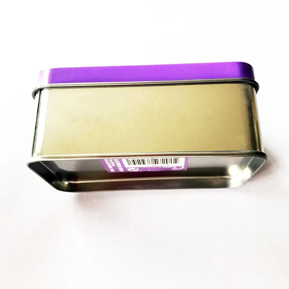 tin box factory empty painted rectangle soap box metal