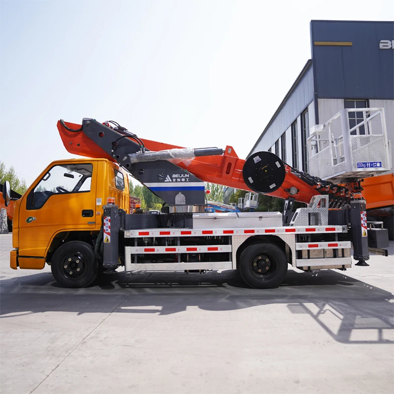 Aerial Work Truck 32M 36M Telescopic Aerial Platform Truck New Bucket Truck Platform Lift
