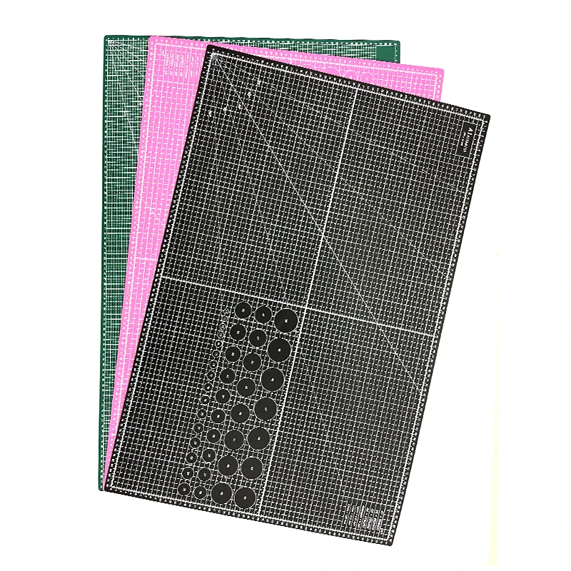 Factory Hot Sale Plaid cutting mat Reversible Wave Pattern self healing cutting mat