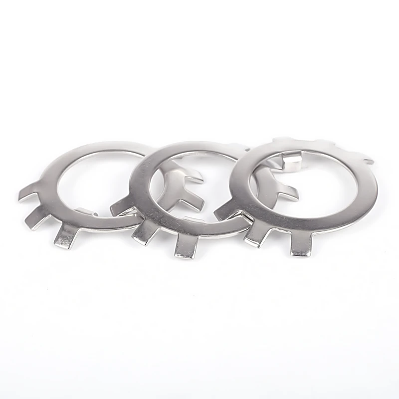 M60 M65 M68-M76 304 Stainless Steel Backstop washer six-claw washer Tab Washers For Round Nuts
