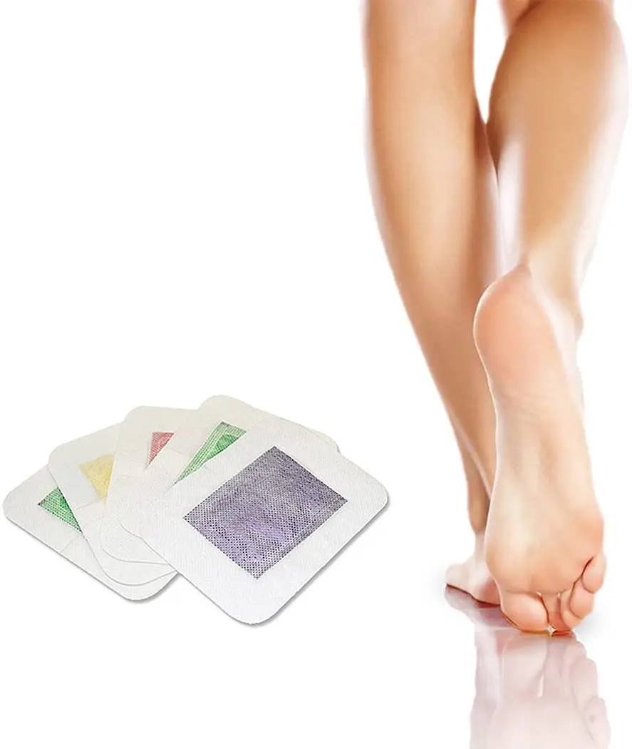 Bestrice 100pcs Detox Foot Pads Patch Detoxify Toxins With 100pcs Adhesives Keeping Fit Health Care