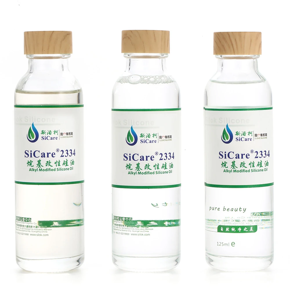 SiCare2334 Good compatibility Transparent Alkyl Modified Cetyl Silicone Oil Grease for cosmetics