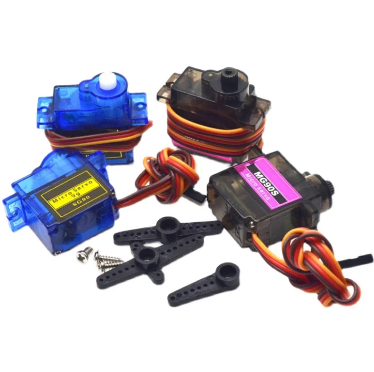 SG90 MG90S 9g Micro Servo Steering Gear Motor Model Aircraft Fixed Wing Aircraft Model Remote Control Aircraft 9g