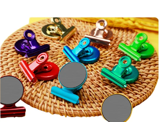Heavy Duty Fridge Refrigerator Magnets Strong Magnetic Clips for Fridge Locker Whiteboard Stationary Photo Displays