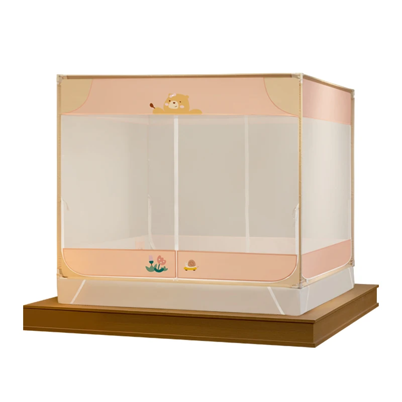 Medoga Retractable Designer Bed Nets Playhouse Babi Play Tents Bedroom Square Mosquito Net For Baby