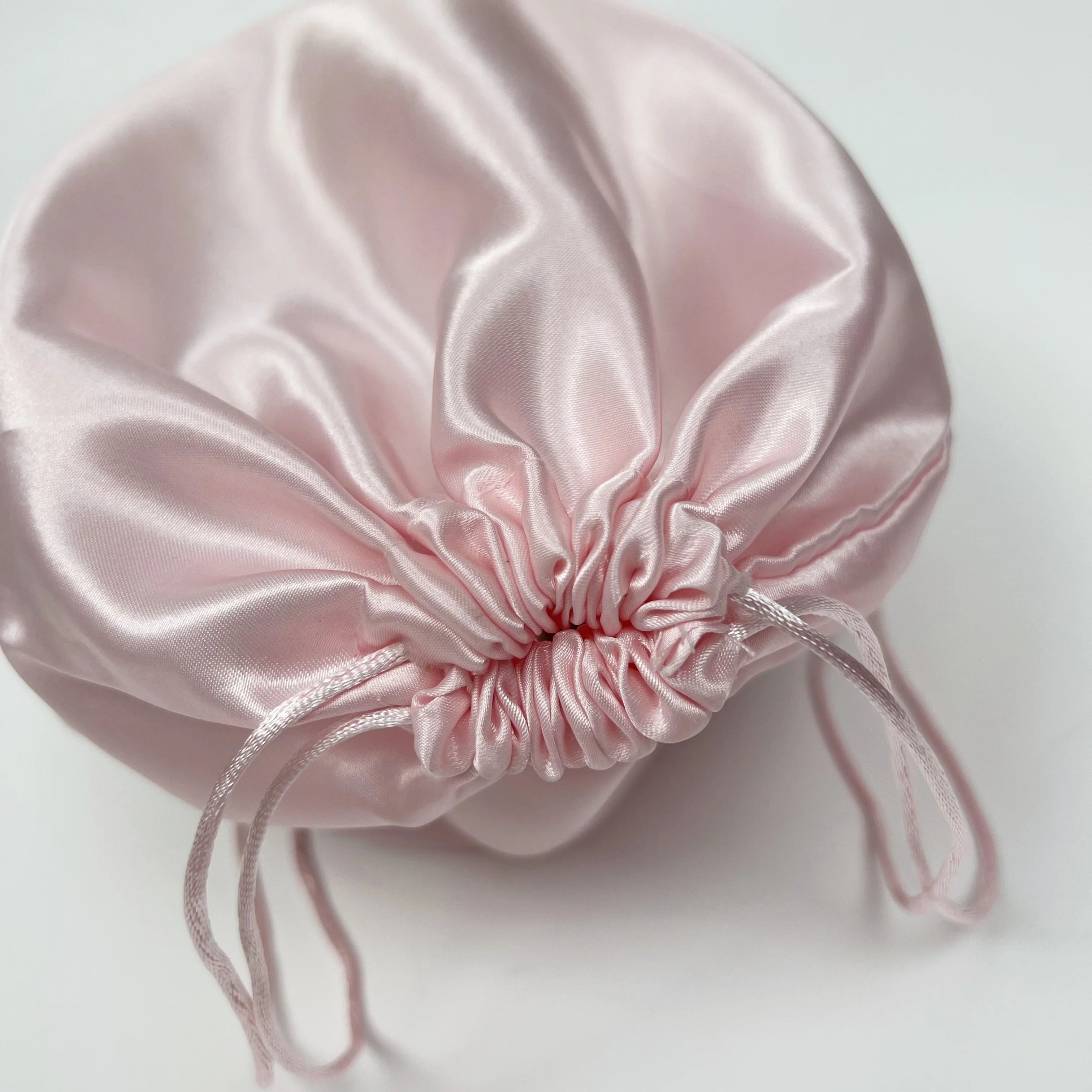 Cin-SSD-06 hot sale satin hair extension bag with customized logo for bundles