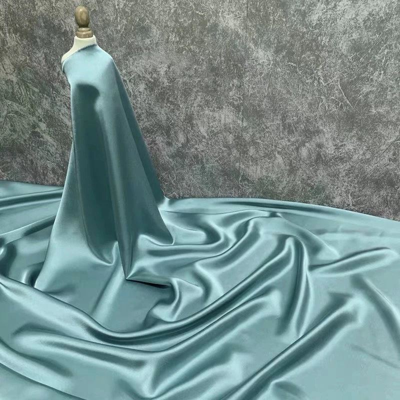 high-end  breathable smooth imitation triacetate satin fabric