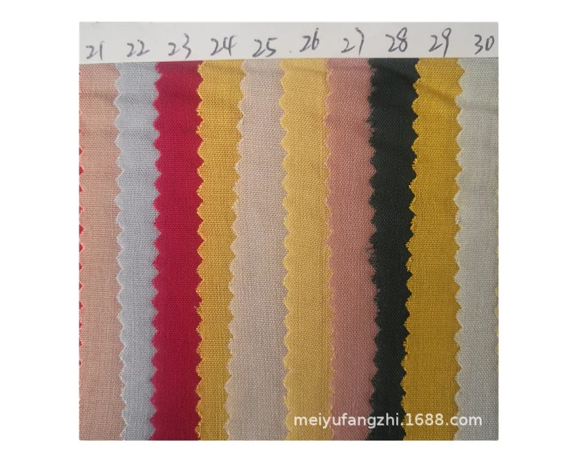 60 cotton 9088 fine grain poplin dyed fabric thin lining cool dress home wear fabrics