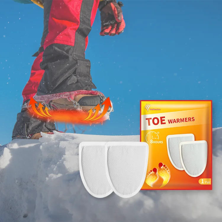 Factory hot sales disposable feet heating patch air activated body foot toe warmer heating  pad/patch for foot