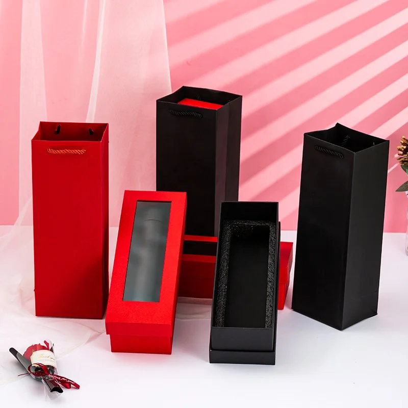 Chengruo Custom Emballage Caja Gift Personalizadas бумажная коробка с прозрачным окном для Термоса Бутылка подарок ювелирные изделия