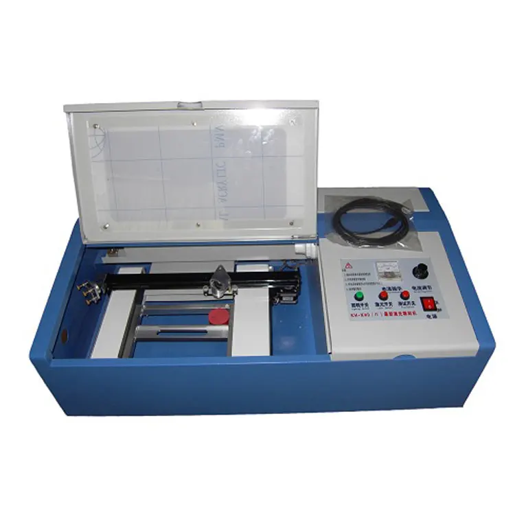 kb 3020 4060 small cnc lm 40w 300*200 ruida controller mini co2 k30 a5 pro k40 laser engraving machine for rubber stamp