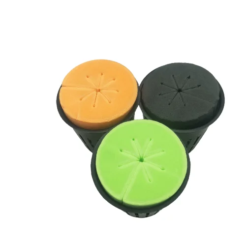 Cutout Eva foam insert plastic pot plant in soilless cultivation