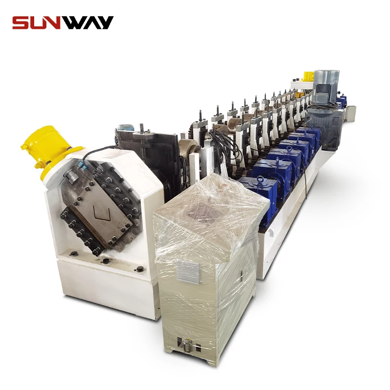 Road Side Guardrails Roll Forming Machine 2 3 Waves U Channel Post Highway Guardrail U Post Making Roll Forming Machine