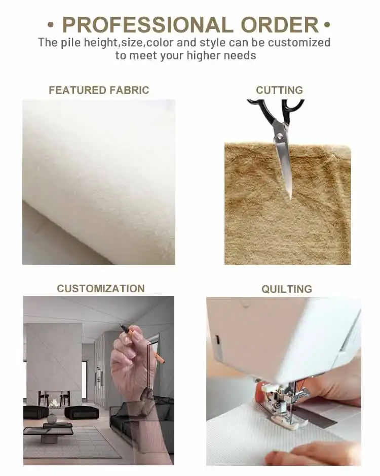 TaiFo Factory Supply Sofa Floor Rugs Living Room Large Area Rugs Faux Sheepskin Fur Area Rugs and Carpet