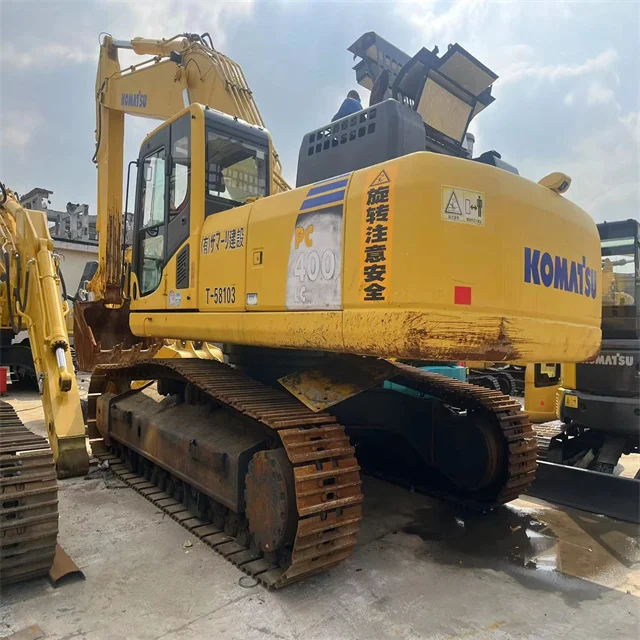 Дешевая цена оригинальная картина использованный экскаватор Komatsu PC400-8 ходячий PC400-7 сделано в Японии для продажи