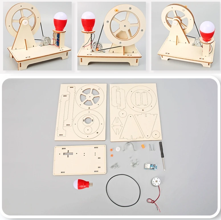 Creative science engineering toys Experiment Kit Manual Power Generation Model educational toys for kids educational equipment