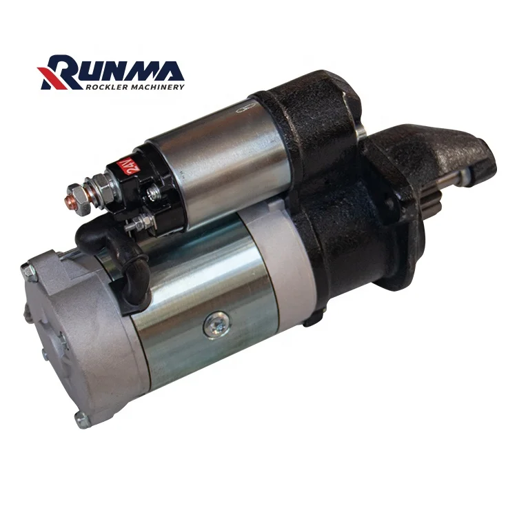 Runma superior quality QDJ254 D30-3708100 manufacturing high durable machinery engine spare parts diesel starter for loader